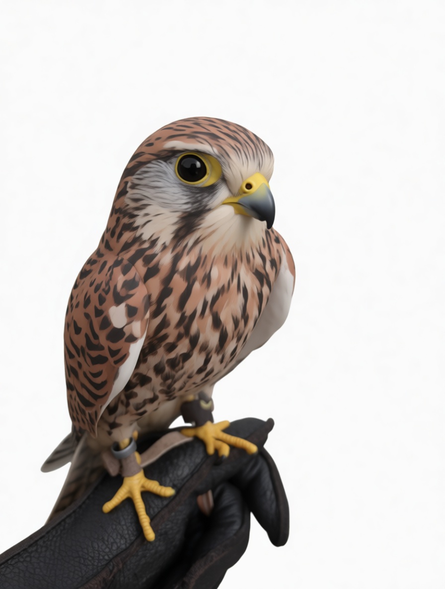 Kestrel Falcon Figurine free 3D printable STL