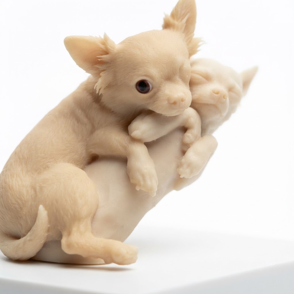 Chihuahua Puppies Figurine free 3D printable STL