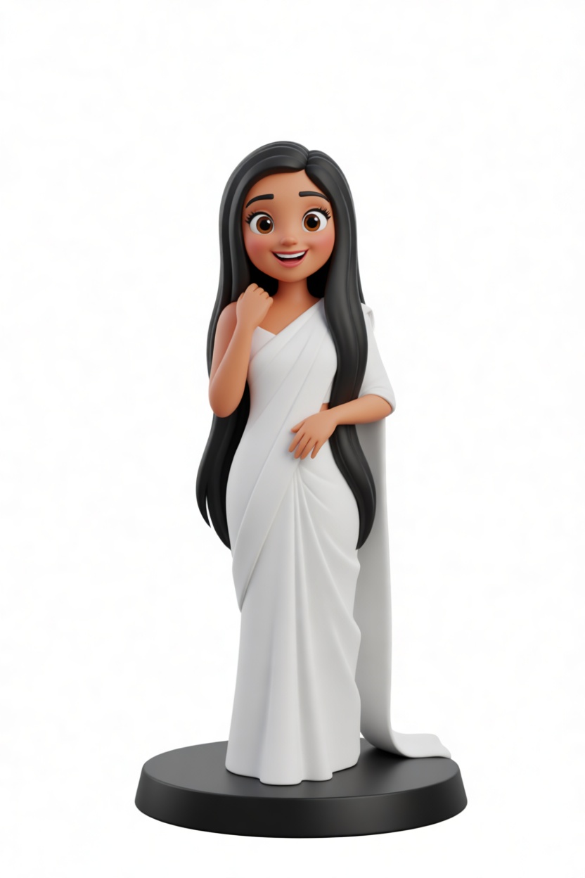 Indian Woman Figurine free 3D printable STL