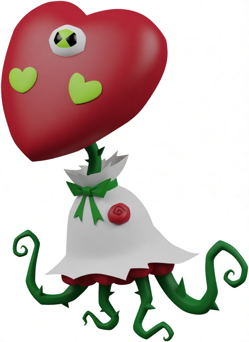 Heartless Plant Figurine free 3D printable STL