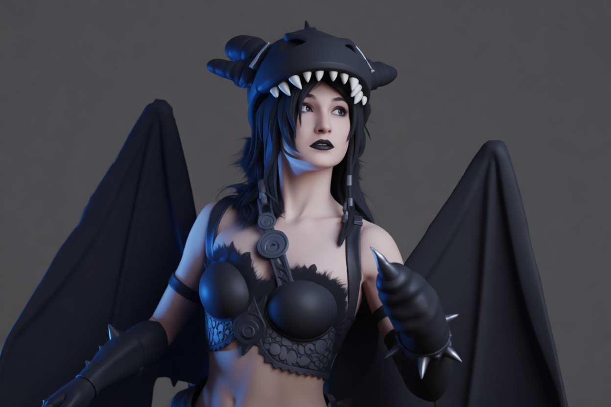 Toothless Cosplay Figurine free 3D printable STL