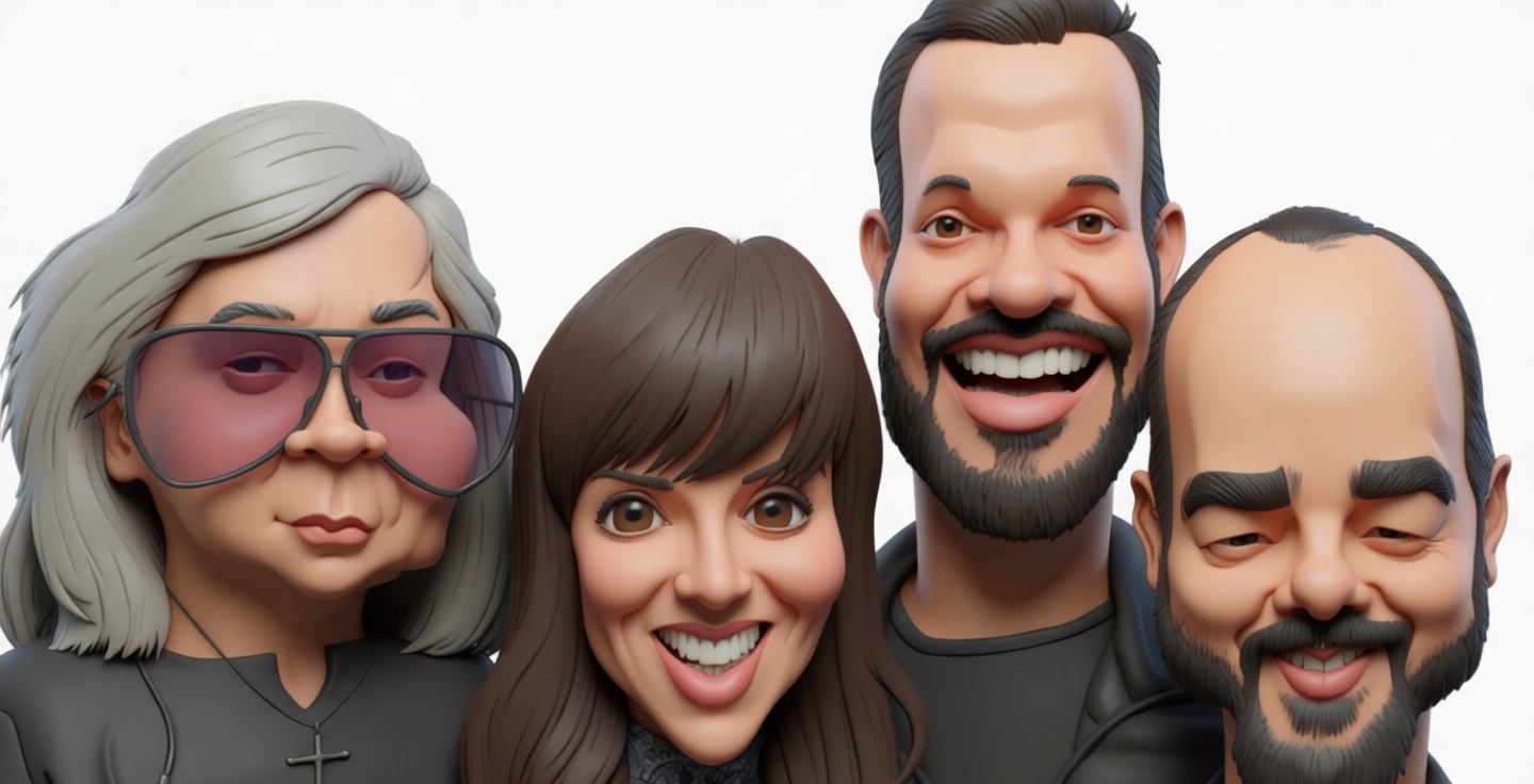 Custom Caricature Busts free 3D printable STL