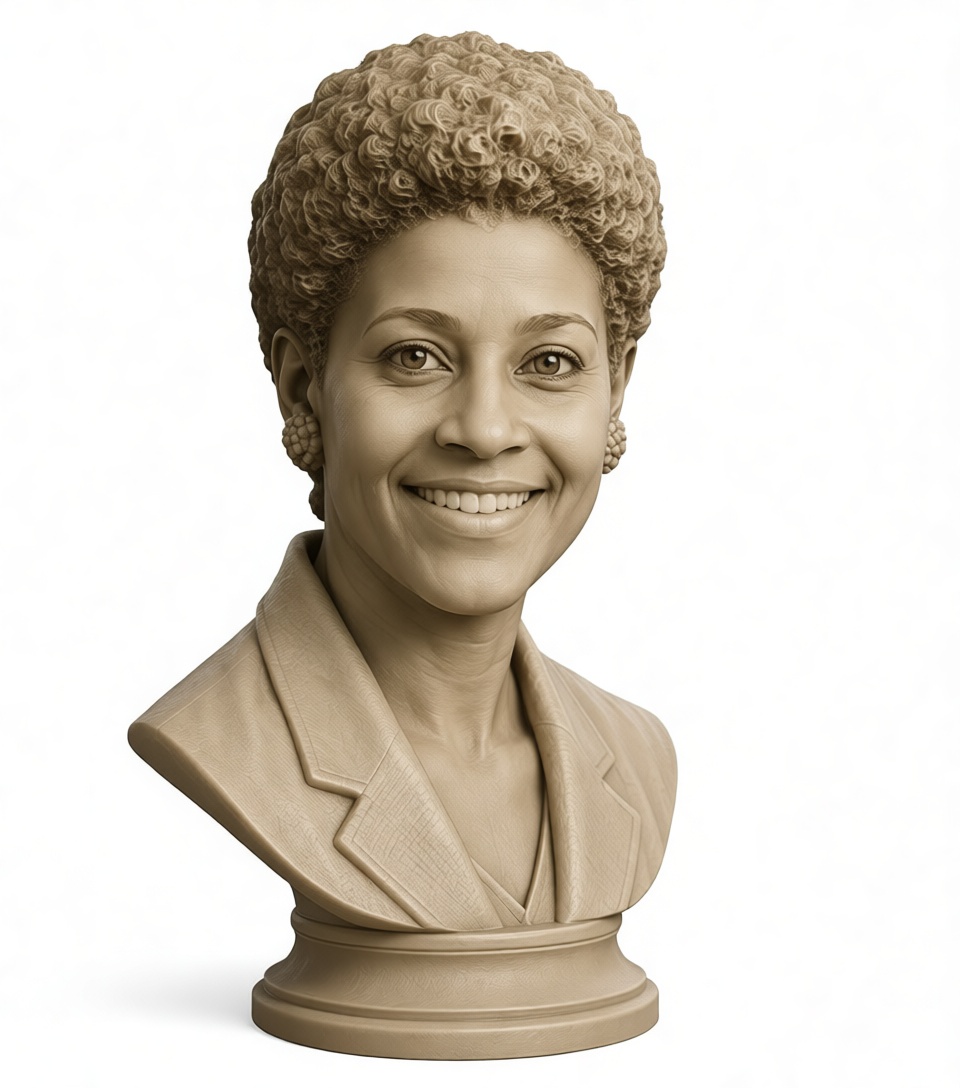 Michelle Obama Bust free 3D printable STL