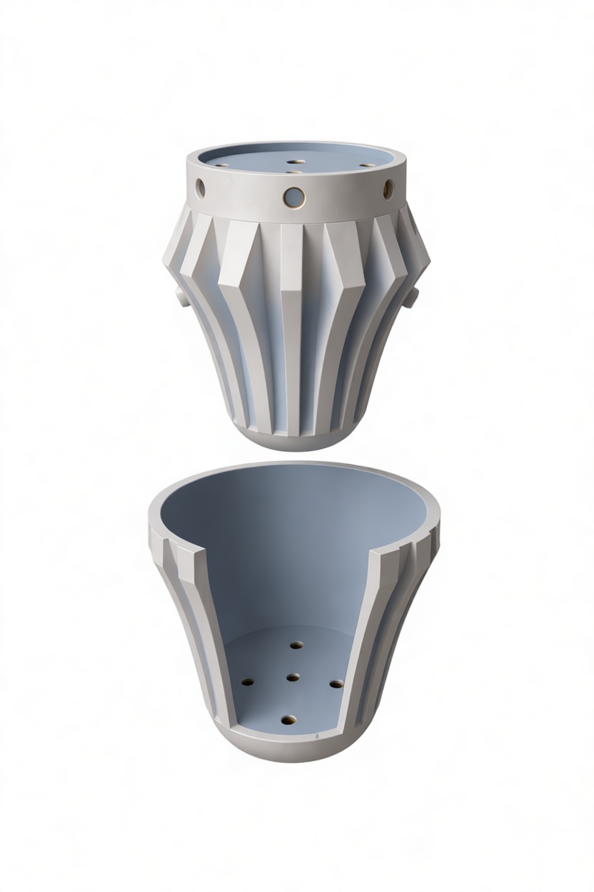 Modular Flower Pot free 3D printable STL