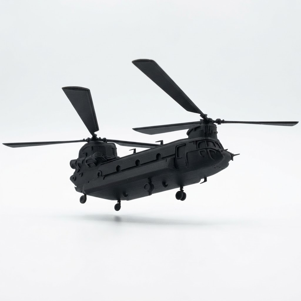 CH-47 Chinook Model free 3D printable STL