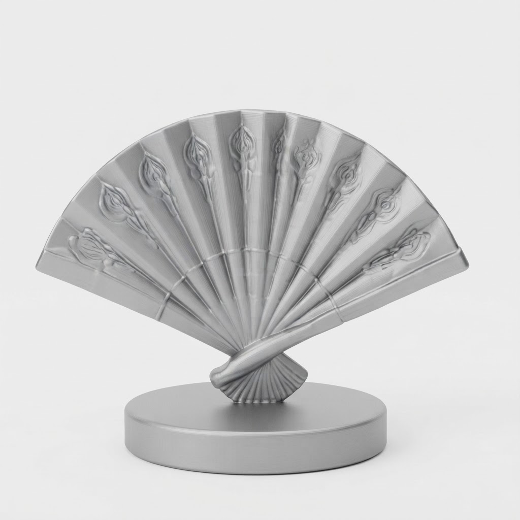 Decorative Fan Sculpture free 3D printable STL