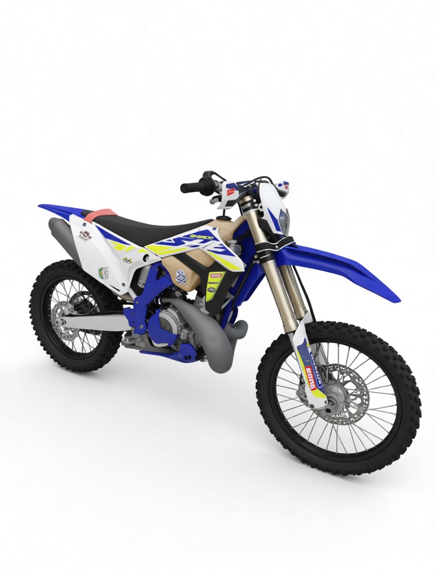 Yamaha YZ125 Dirt Bike Model free 3D printable STL