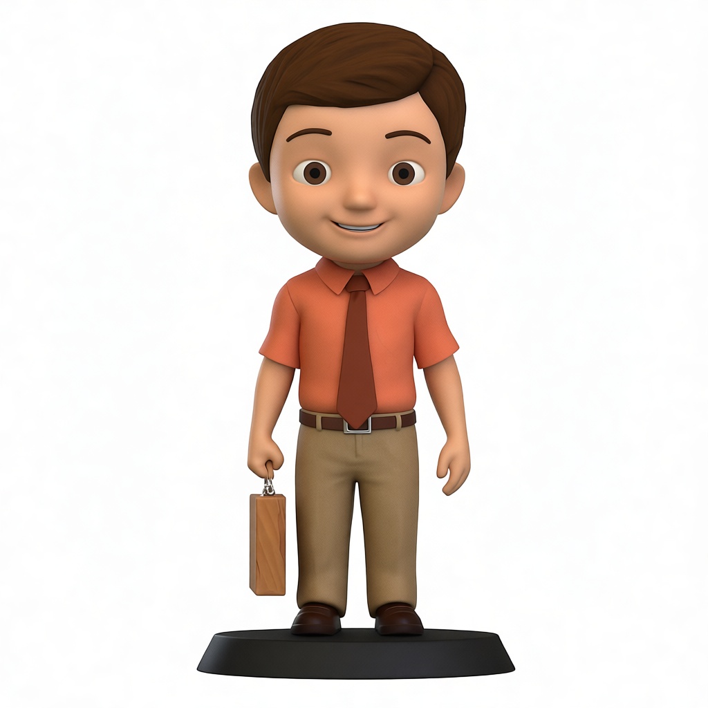 Cartoon Businessman Figurine free 3D printable STL
