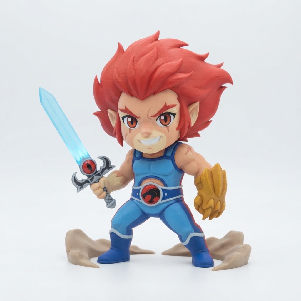 Lion-O Miniature Figurine free 3D printable STL