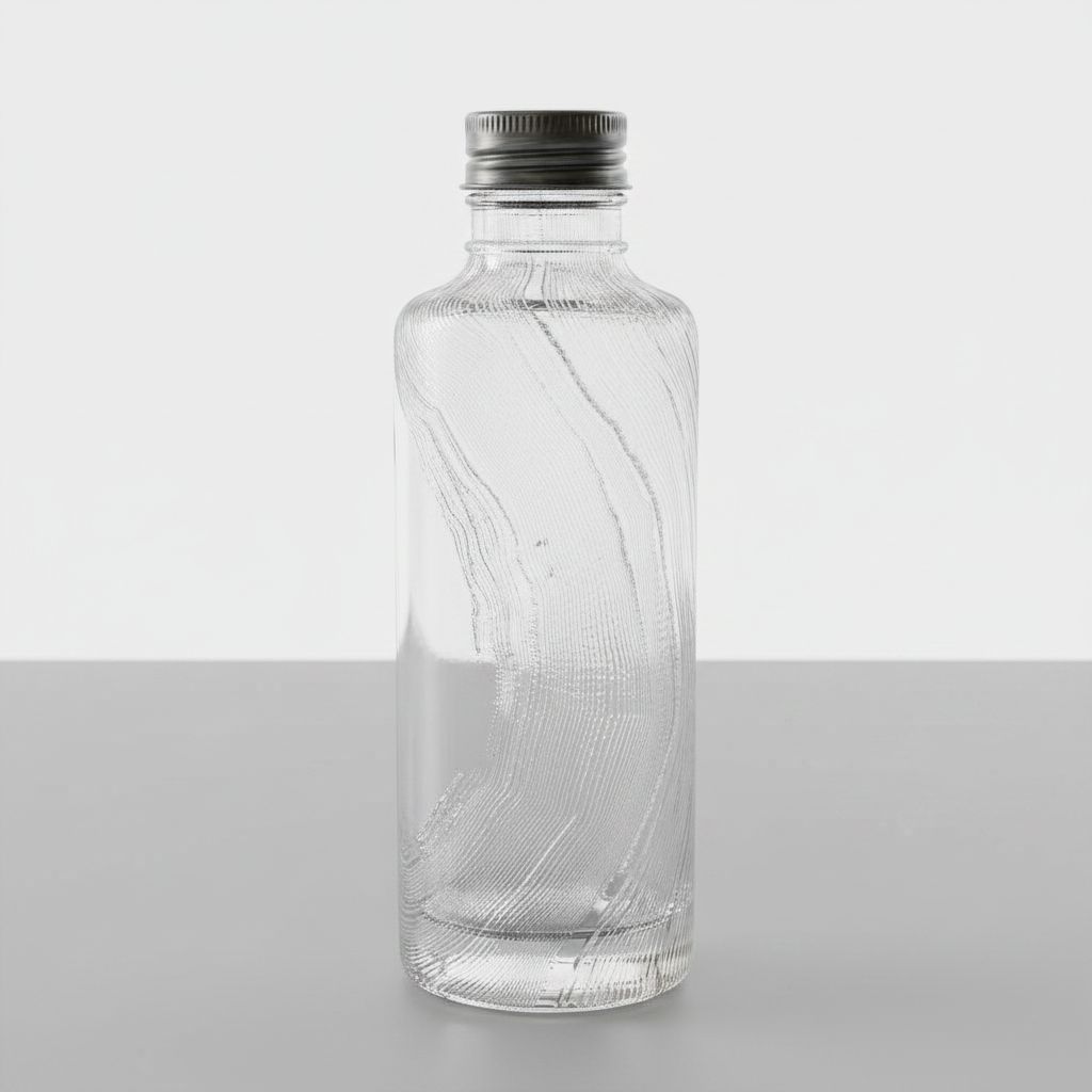 Glass Bottle Model free 3D printable STL