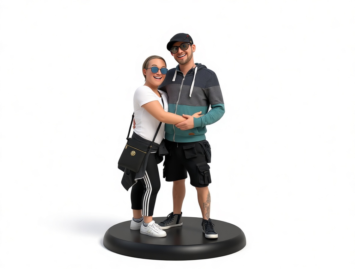 Couple Hugging Figurine free 3D printable STL