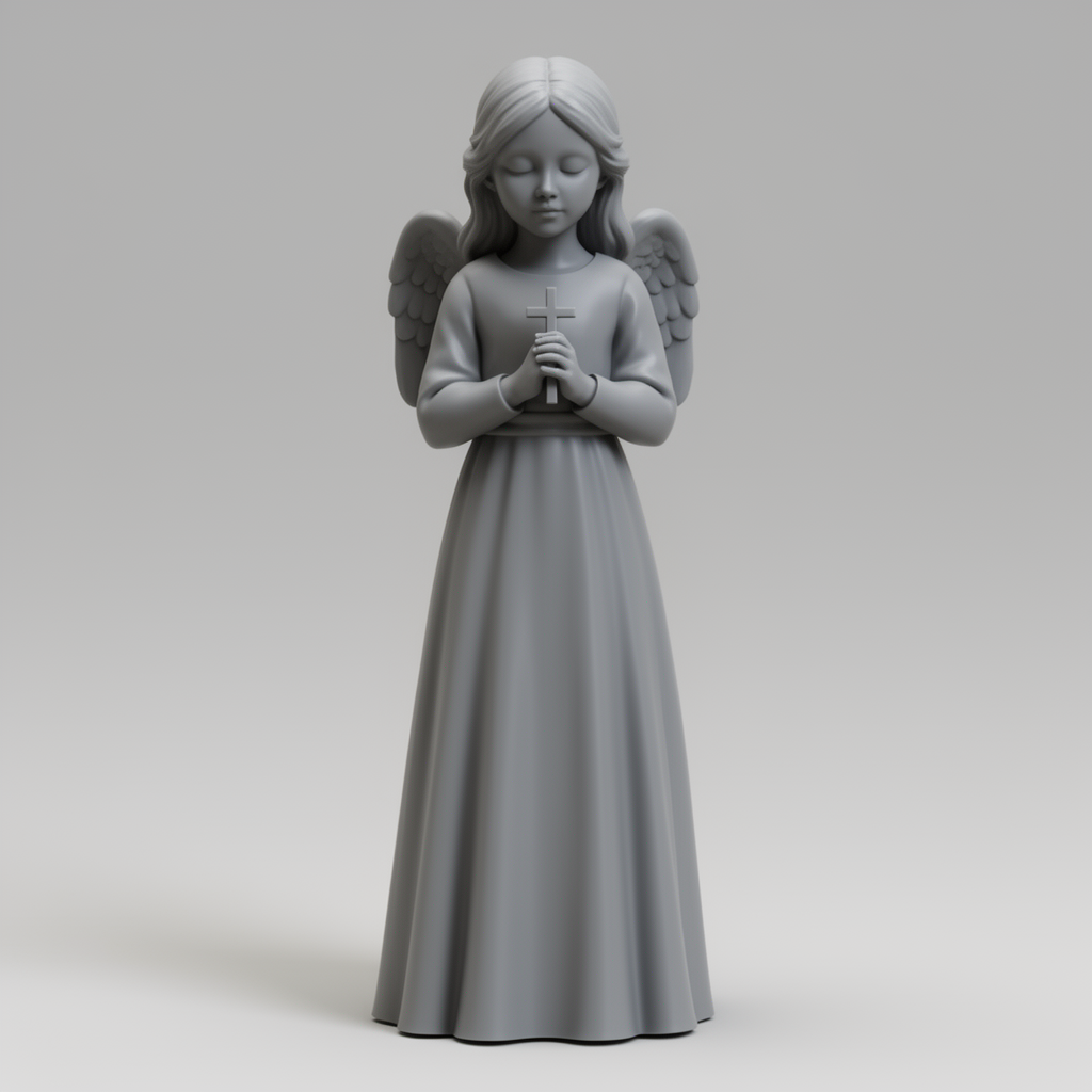 First Communion Girl Figurine free 3D printable STL