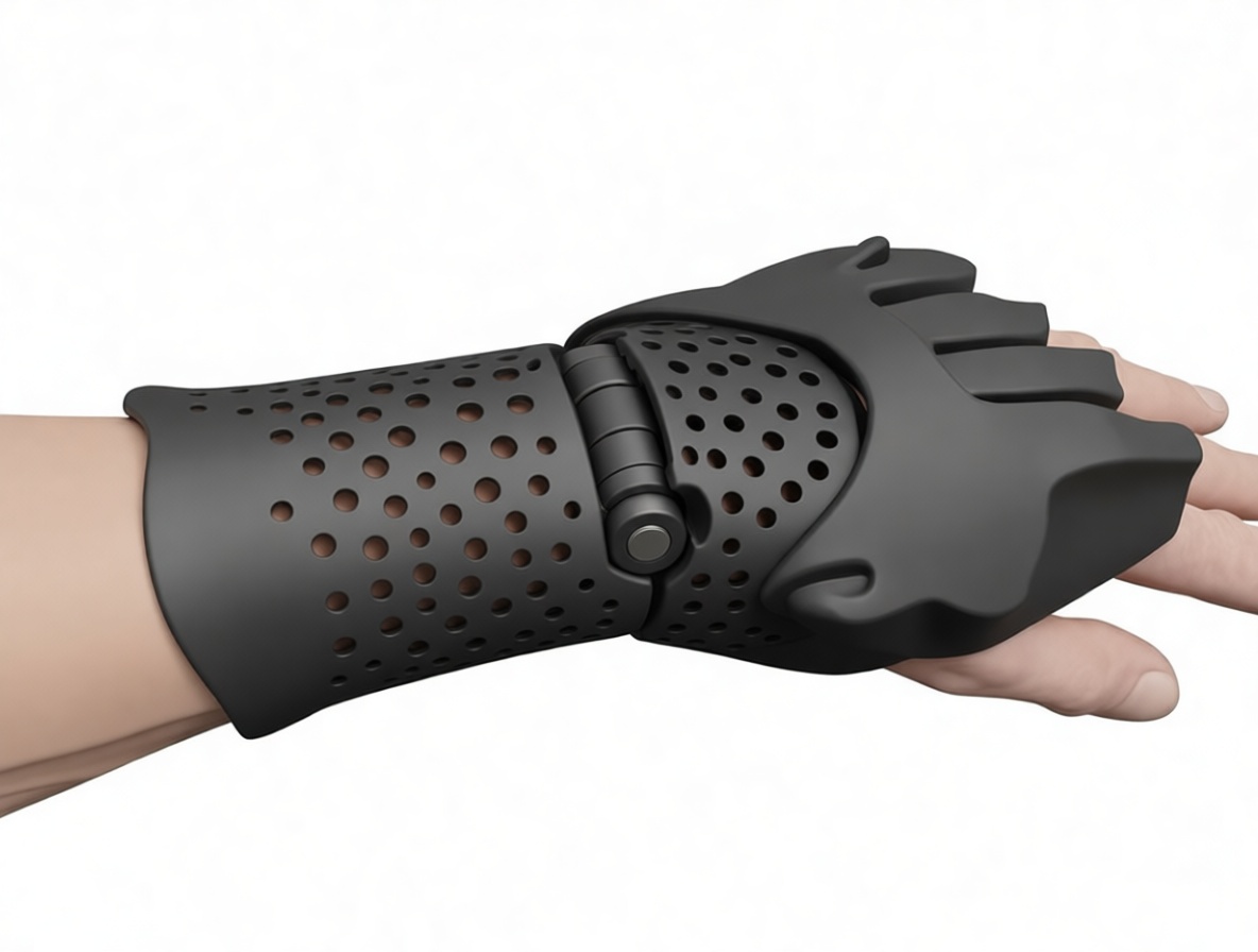 Articulated Fingerless Gauntlet free 3D printable STL