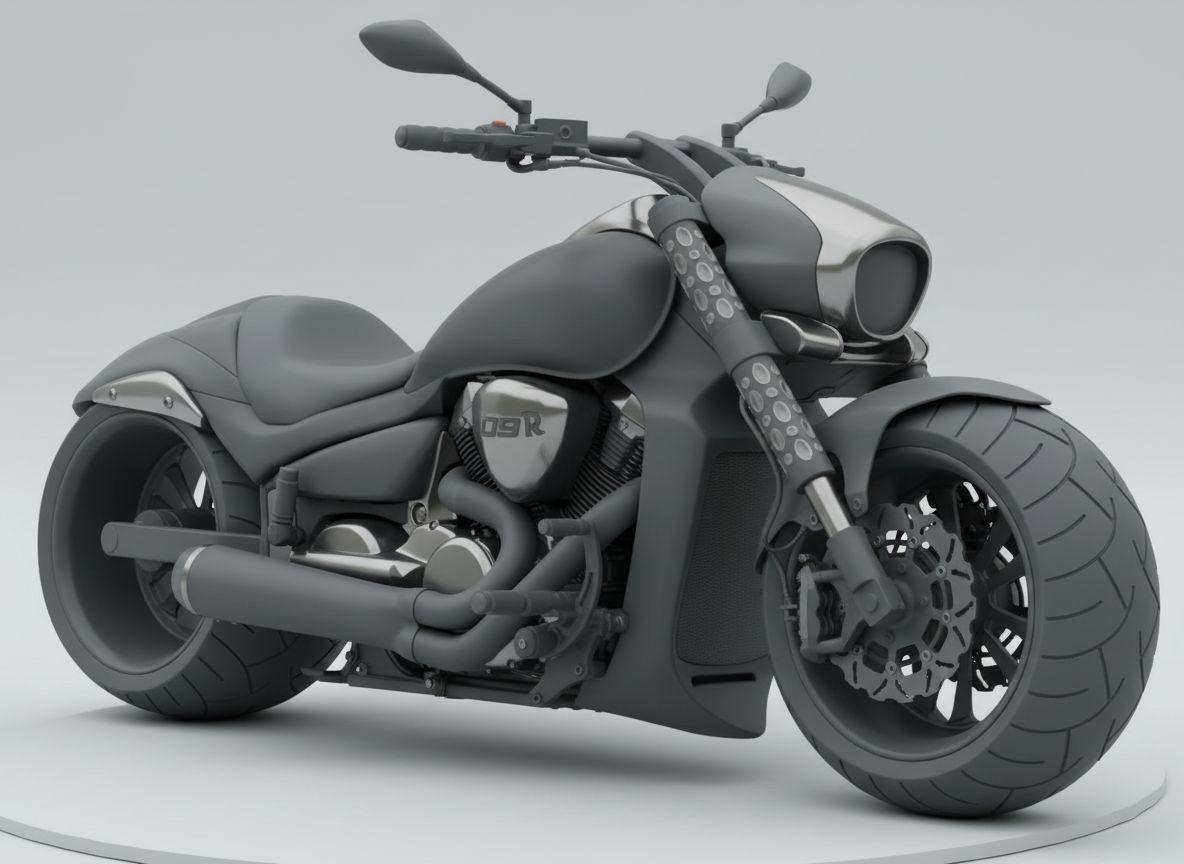 Honda VTX 1300 Motorcycle free 3D printable STL