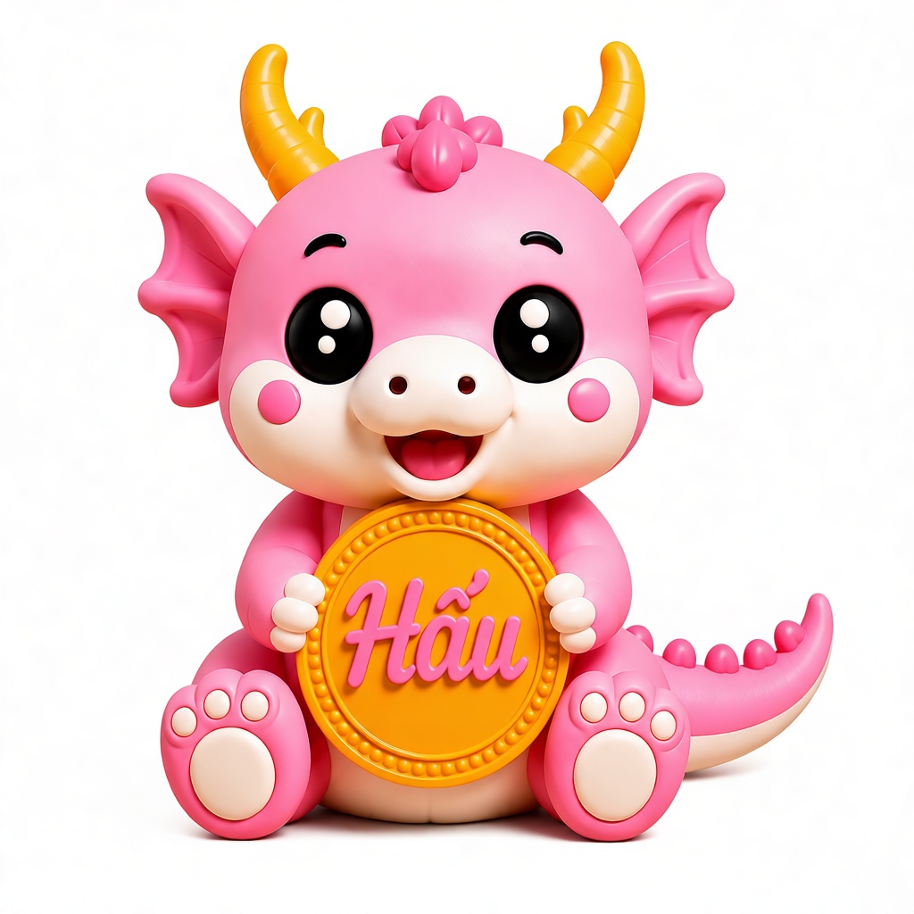 Pink Dragon Figurine free 3D printable STL