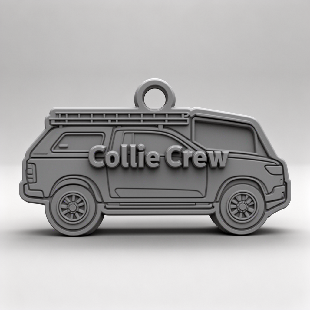 Holden Colorado Keyring free 3D printable STL