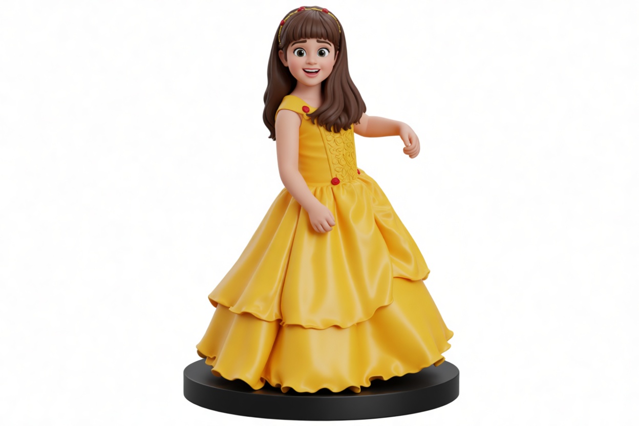 Disney Belle Figurine free 3D printable STL