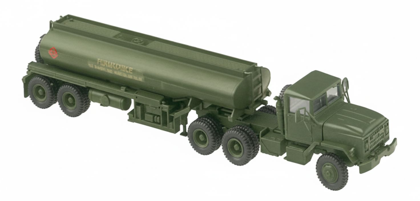Military Fuel Tanker Truck free 3D printable STL