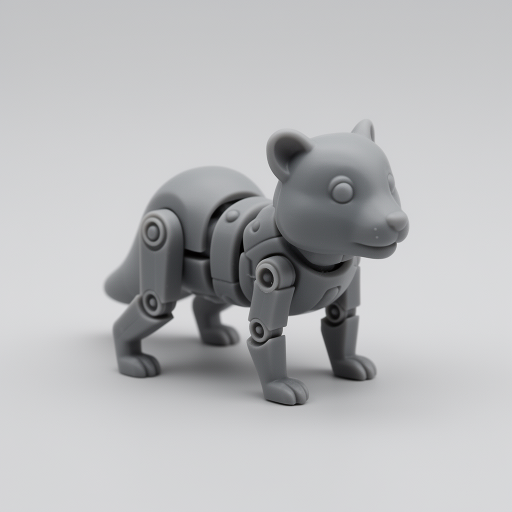 Articulated Mammal Figurine free 3D printable STL