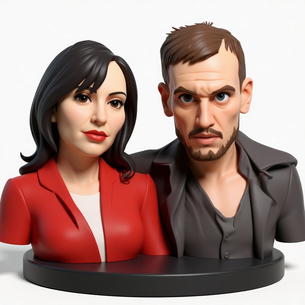 Jessica Jones and Kilgrave Busts free 3D printable STL