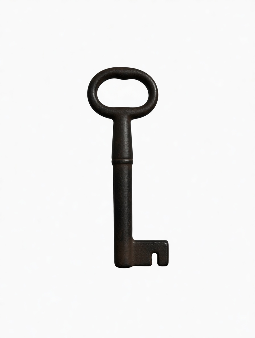 Antique Skeleton Key Model free 3D printable STL