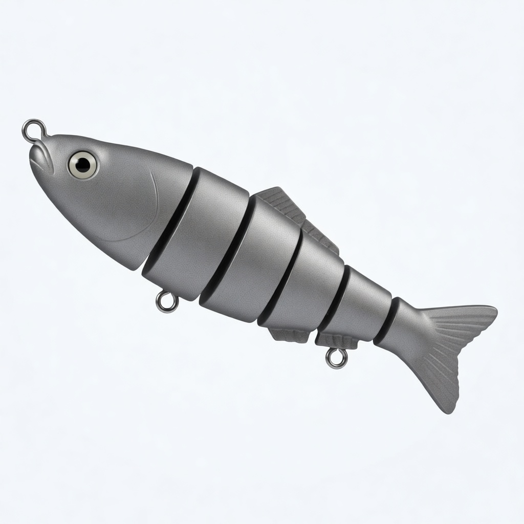 Segmented Fish Lure free 3D printable STL