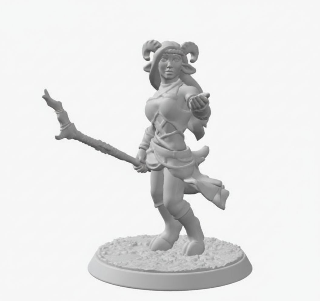 Fantasy Sorceress Figure free 3D printable STL