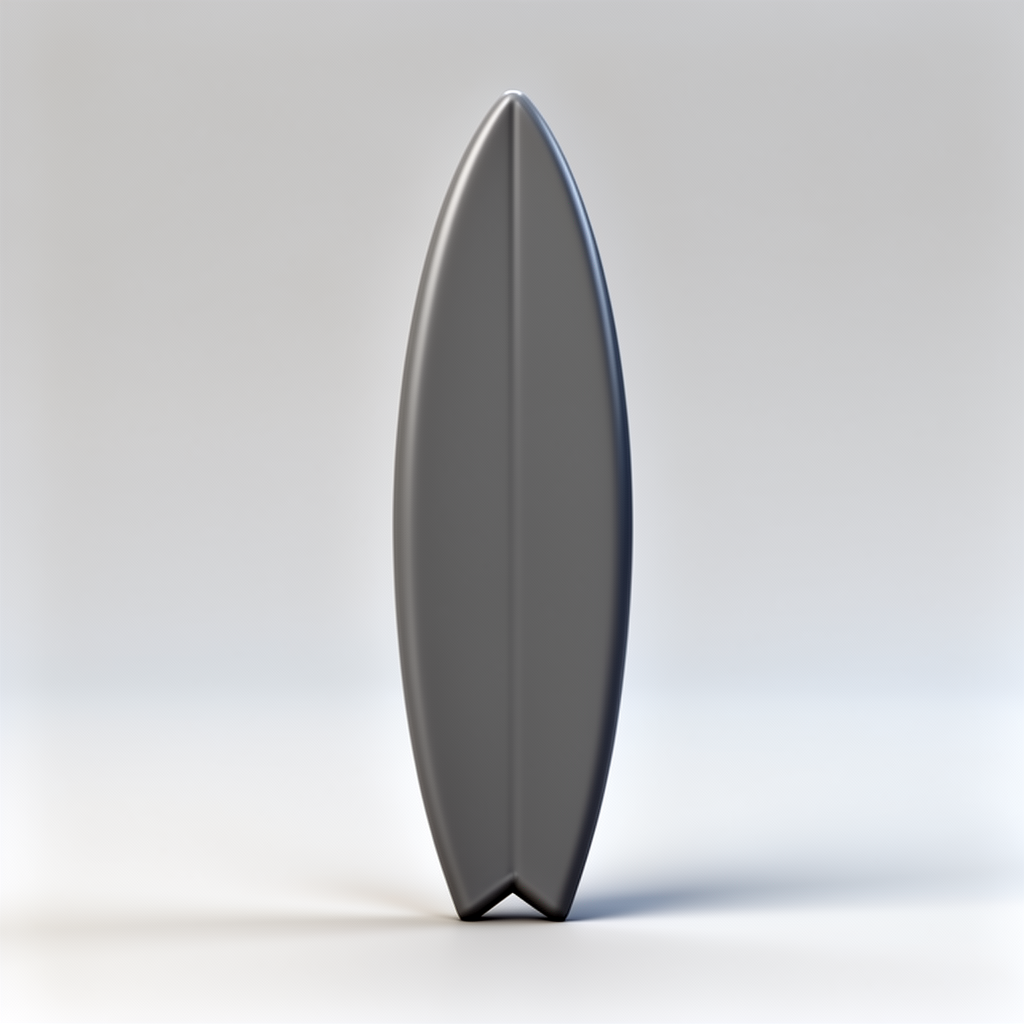 Surfboard Miniature Model free 3D printable STL