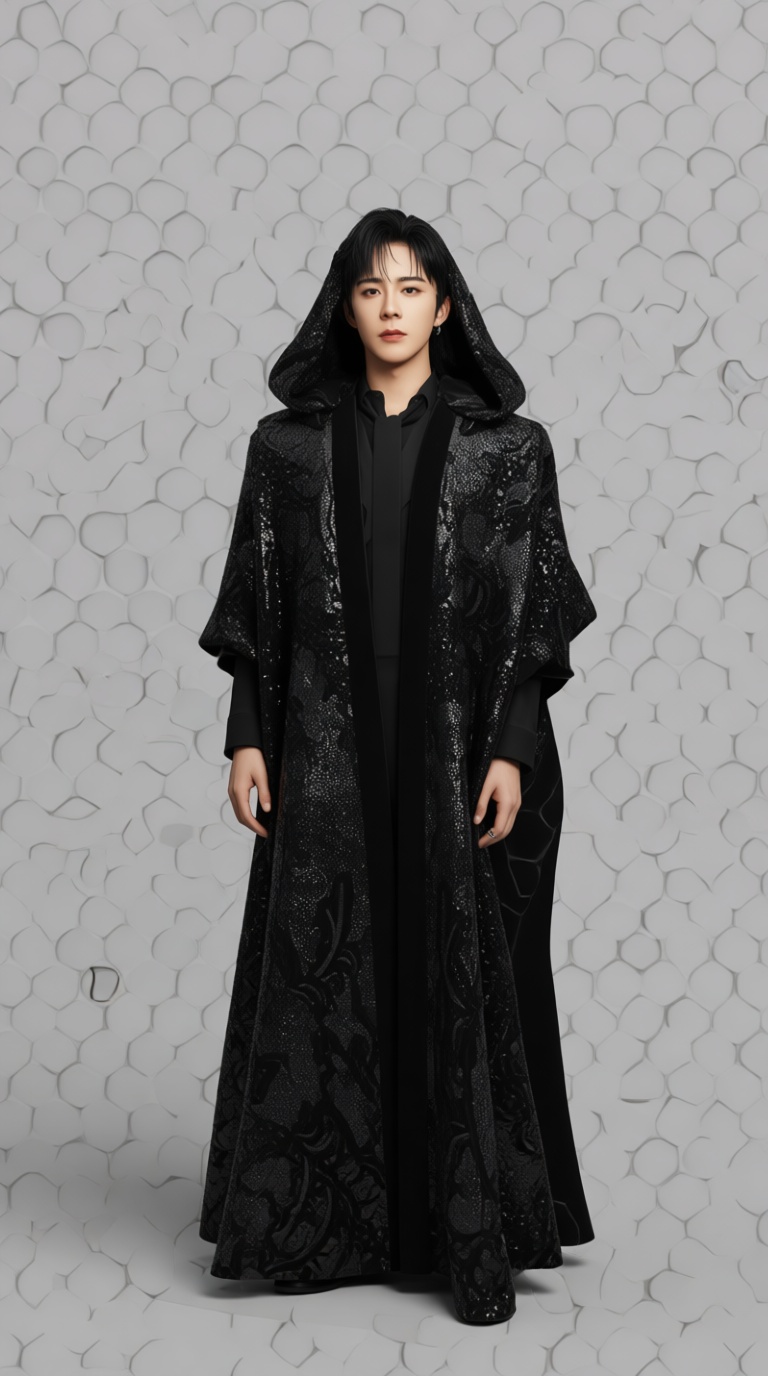 Man in Black Cloak Figurine free 3D printable STL