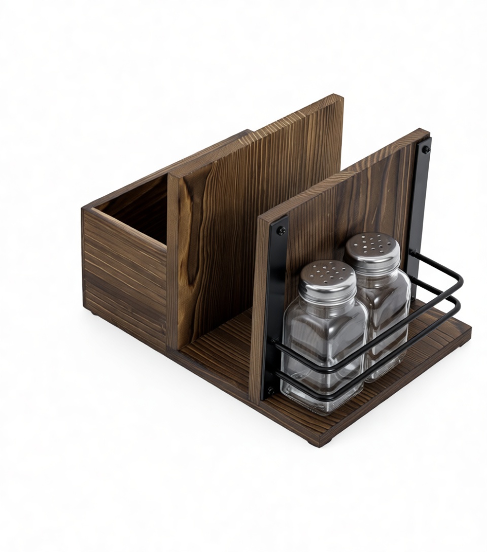 Wooden Spice Rack Organizer free 3D printable STL