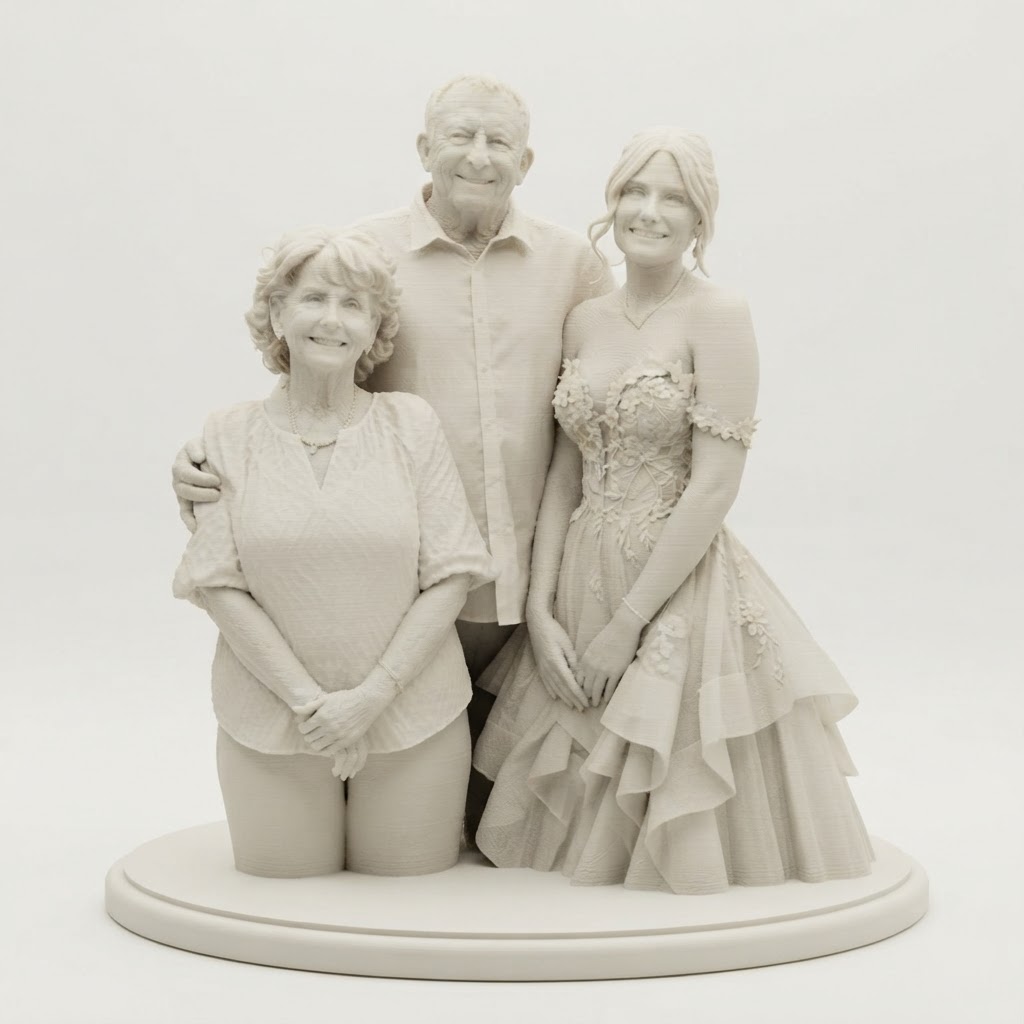 Family Group Sculpture free 3D printable STL
