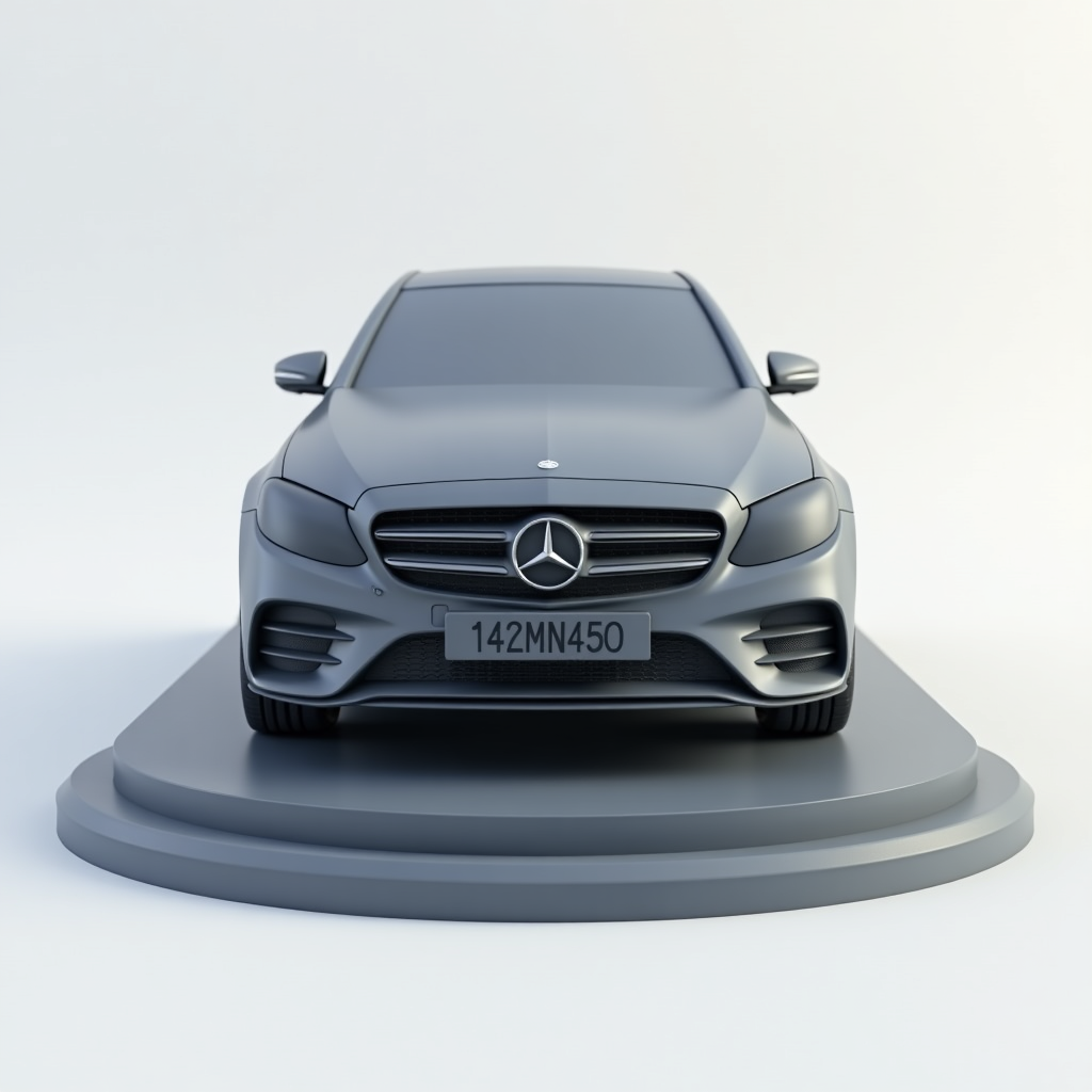 Sleek Mercedes C220D Model free 3D printable STL