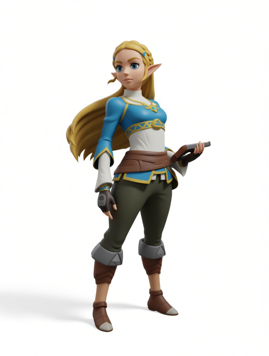 Zelda Breath of the Wild Figurine free 3D printable STL