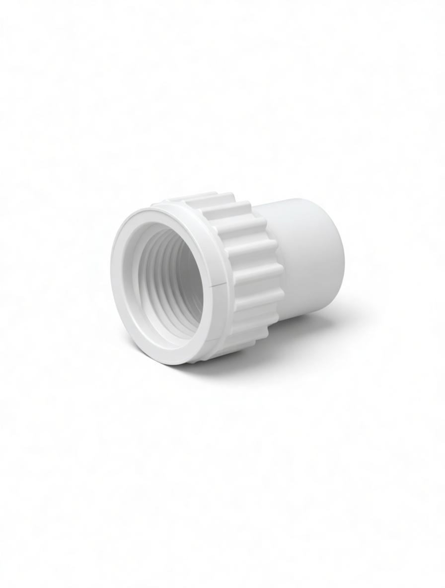 Threaded PVC Pipe Connector free 3D printable STL
