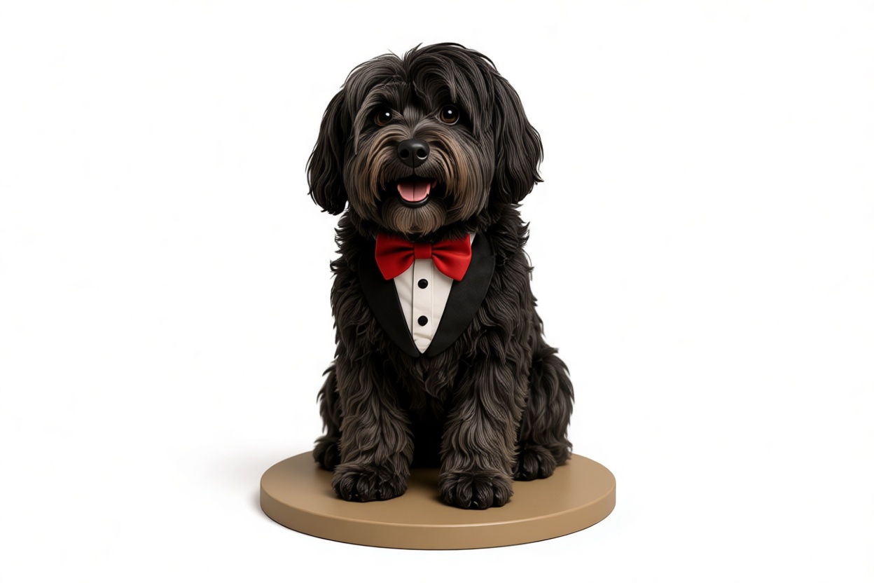 Cockapoo Dog Figurine free 3D printable STL