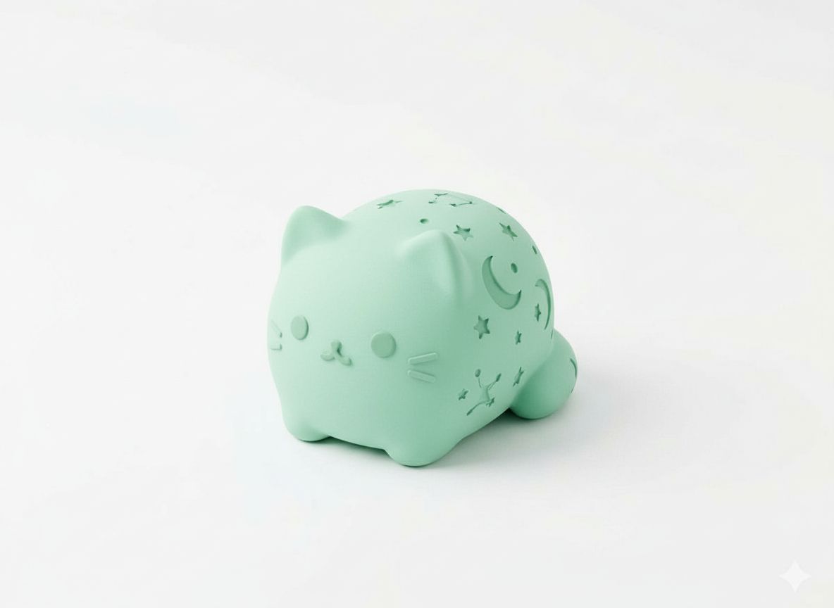 Kawaii Cat Figurine free 3D printable STL