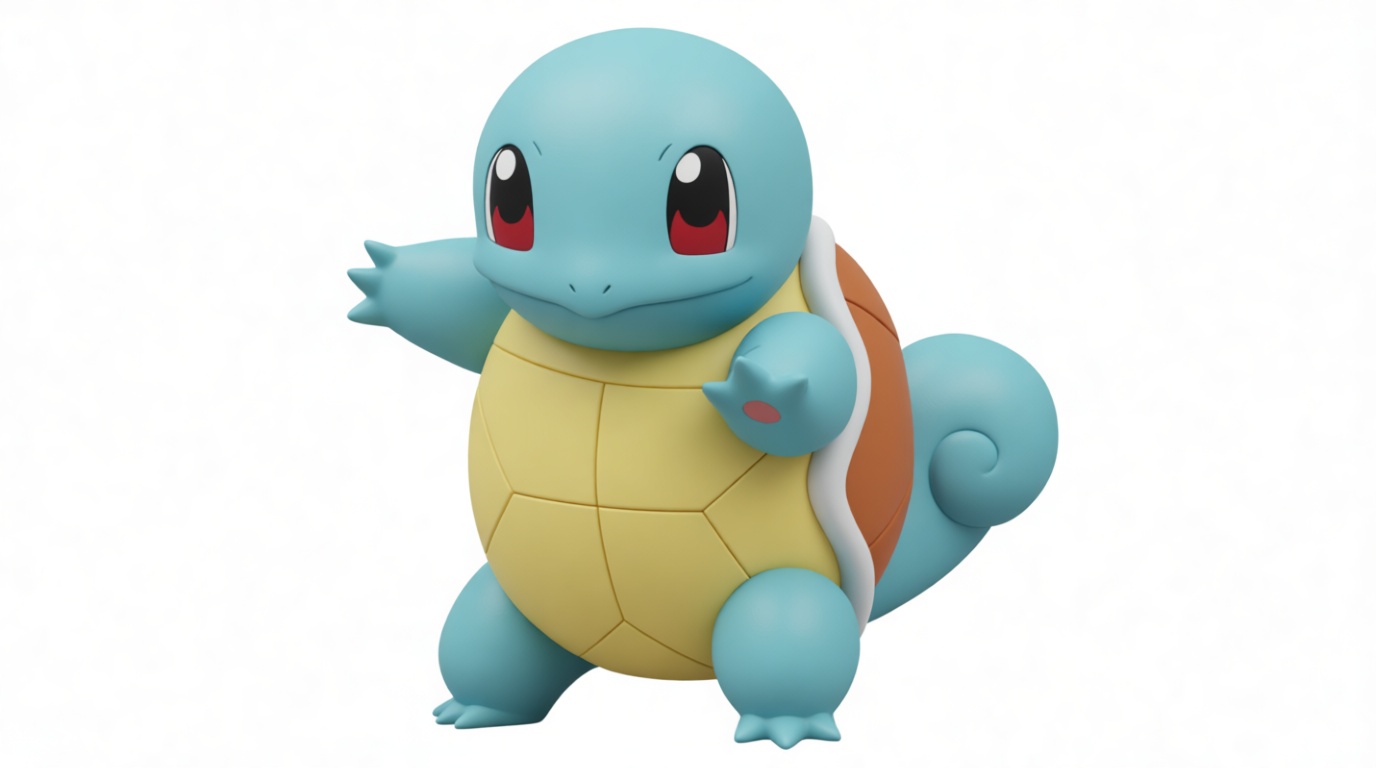 Squirtle Pokemon Figurine free 3D printable STL