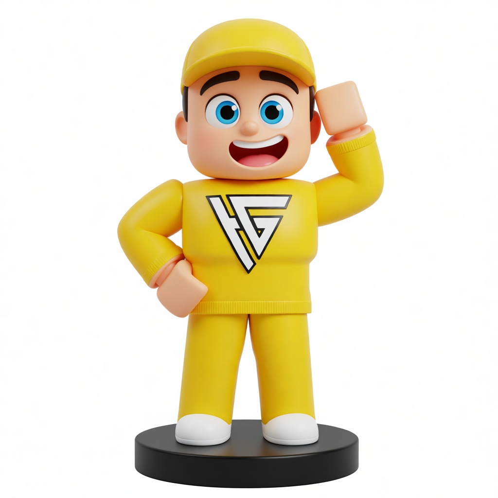 Cartoon Delivery Man Figurine free 3D printable STL
