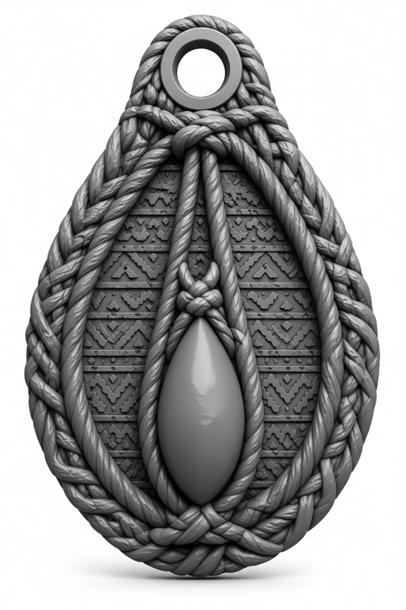 Pacific Island Hei Tiki Pendant free 3D printable STL