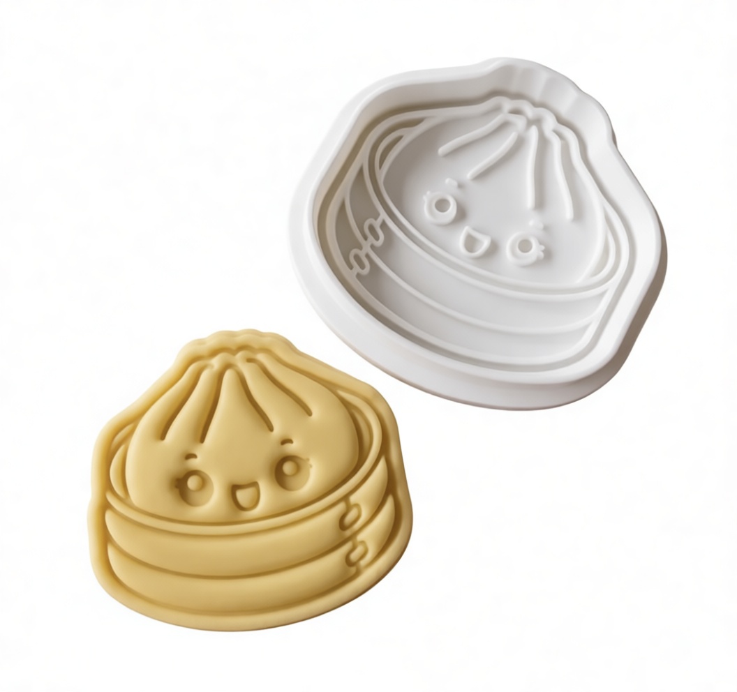 Steamed Dumpling Cookie Cutter free 3D printable STL