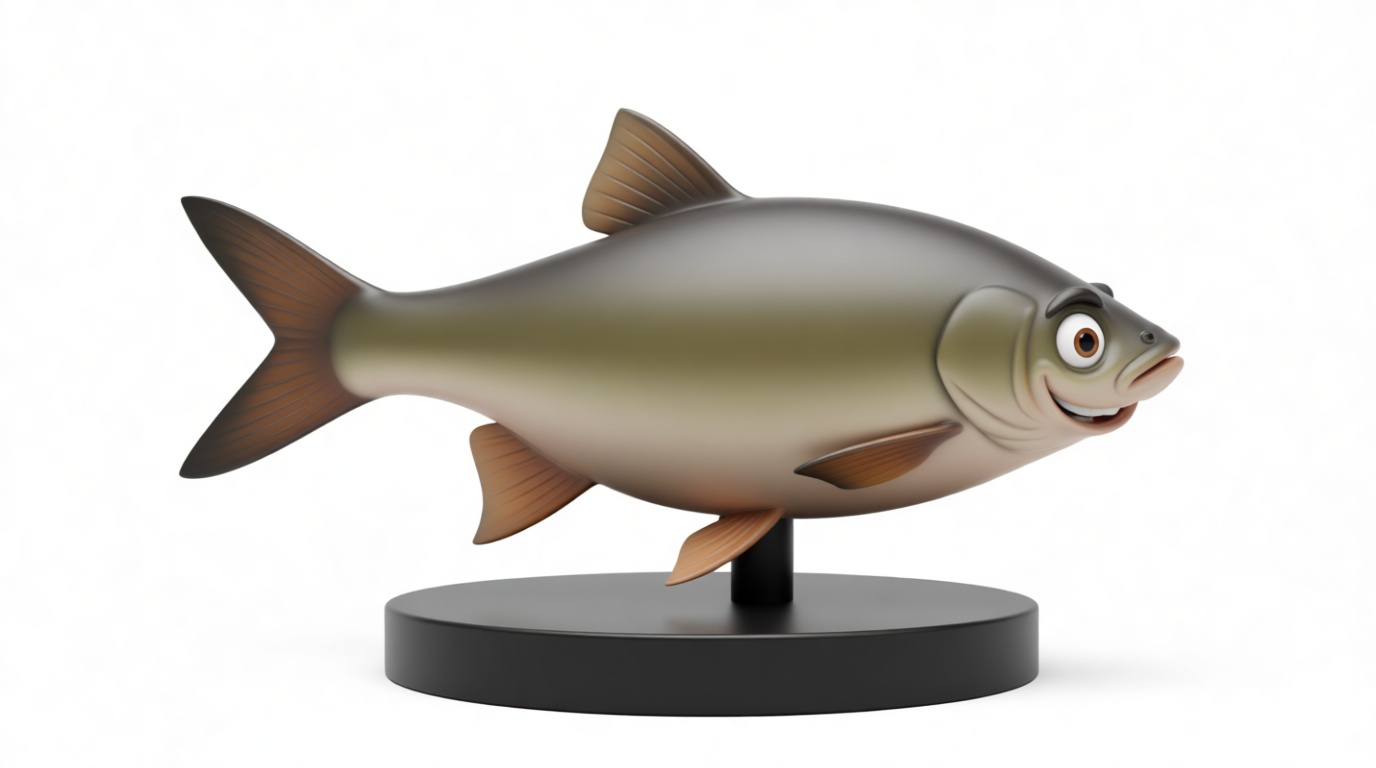 Carp Fish Figurine free 3D printable STL