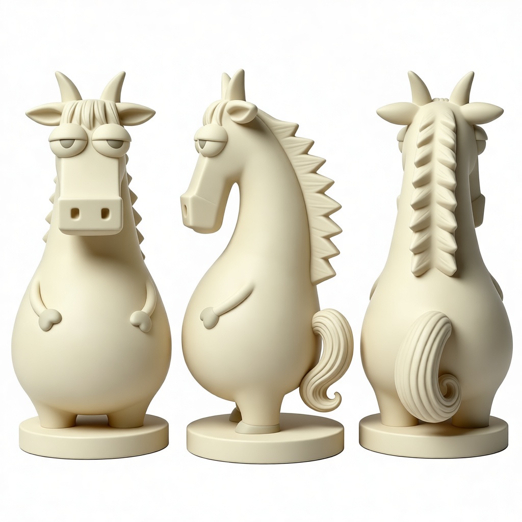 Cartoon Horse Figurine free 3D printable STL