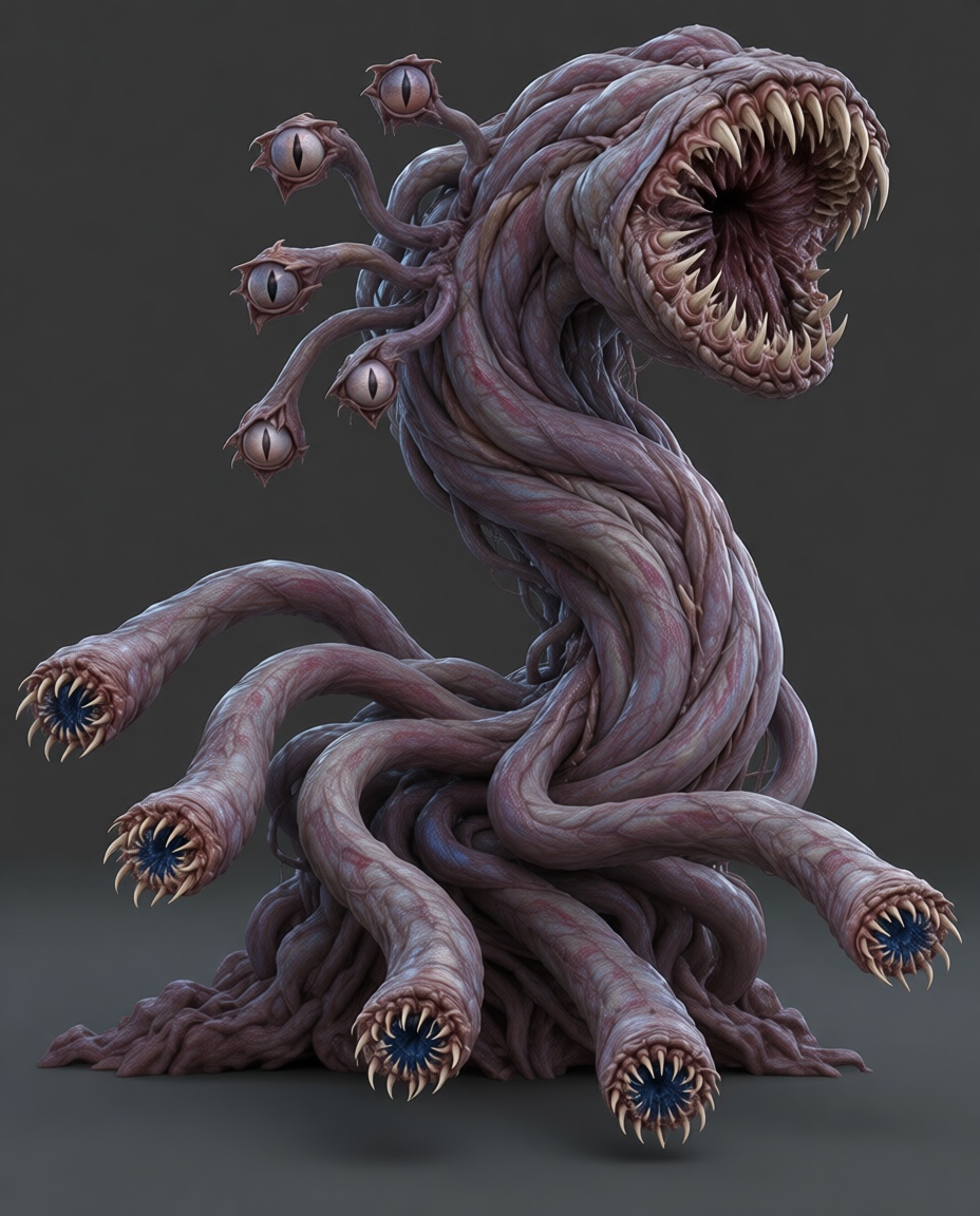 Beholder Monster Figurine free 3D printable STL