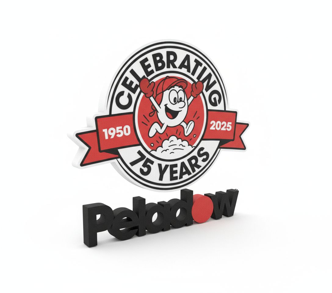 Peladow 75 Years Logo free 3D printable STL