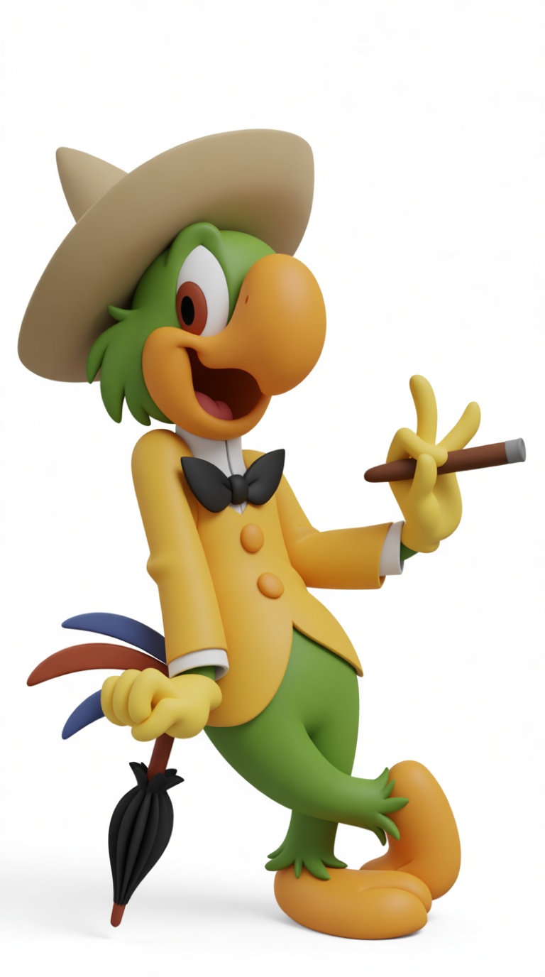 José Carioca Figurine free 3D printable STL