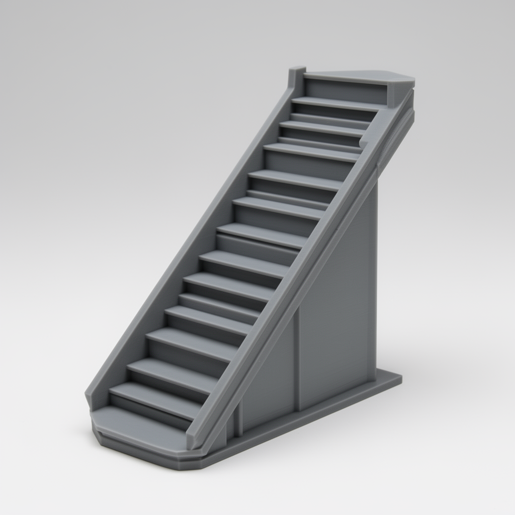 Spiral Staircase Model free 3D printable STL