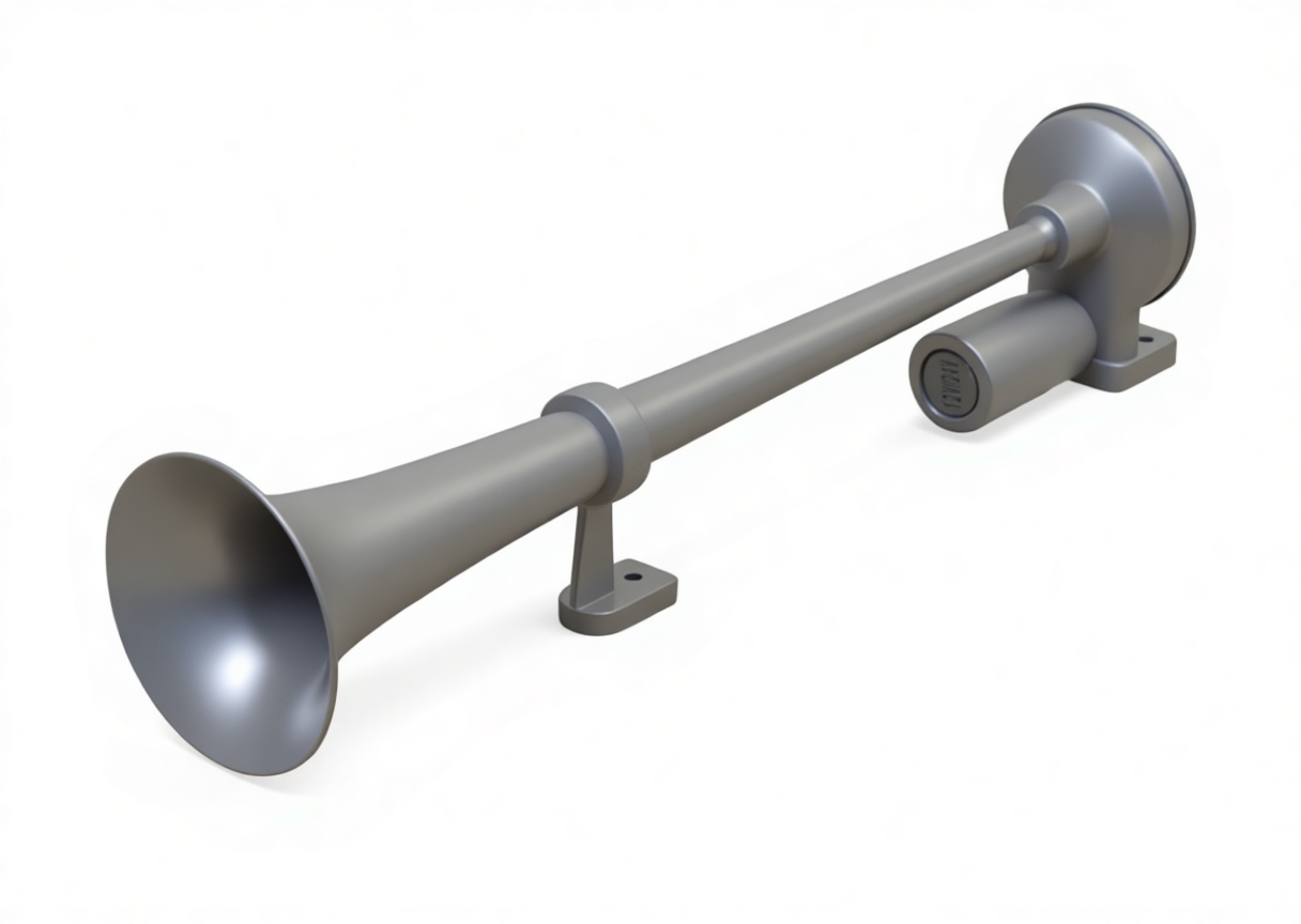 Train Air Horn Model free 3D printable STL