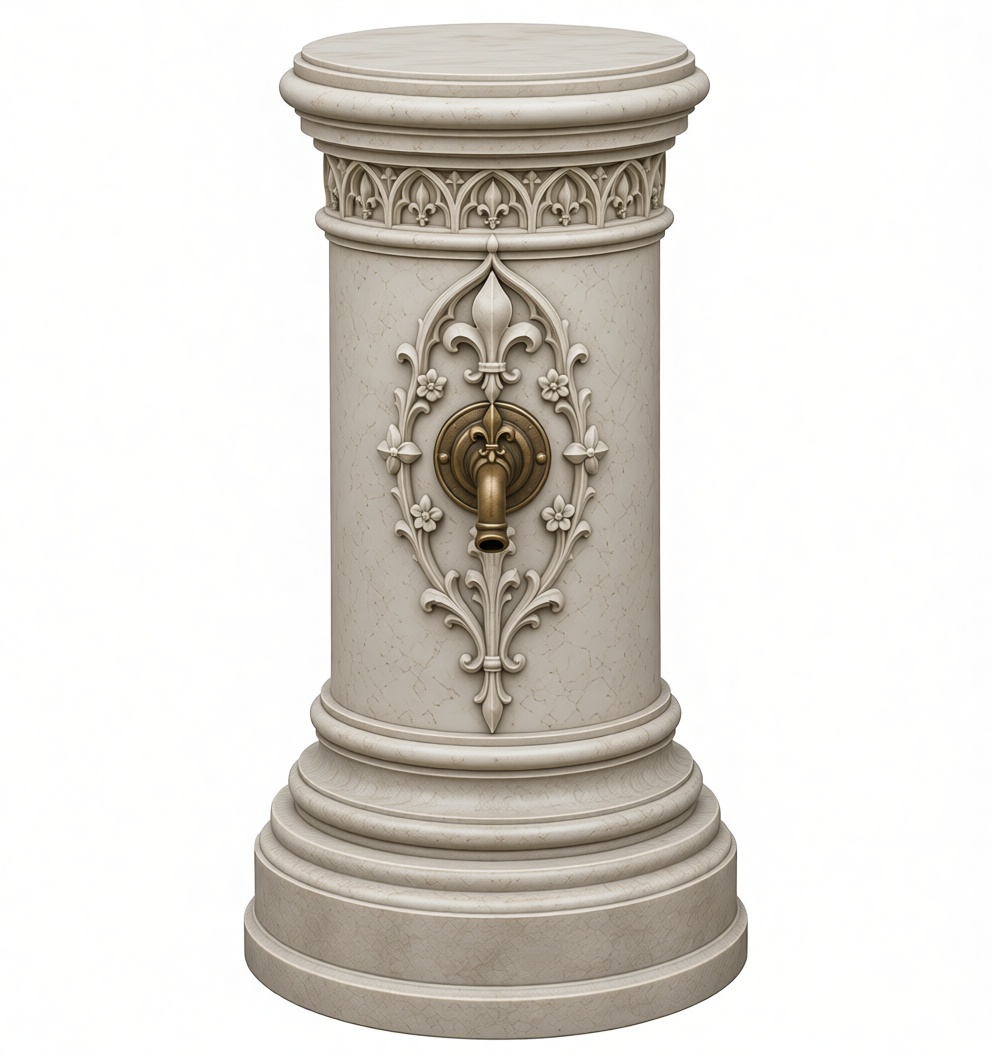 Victorian Garden Fountain free 3D printable STL