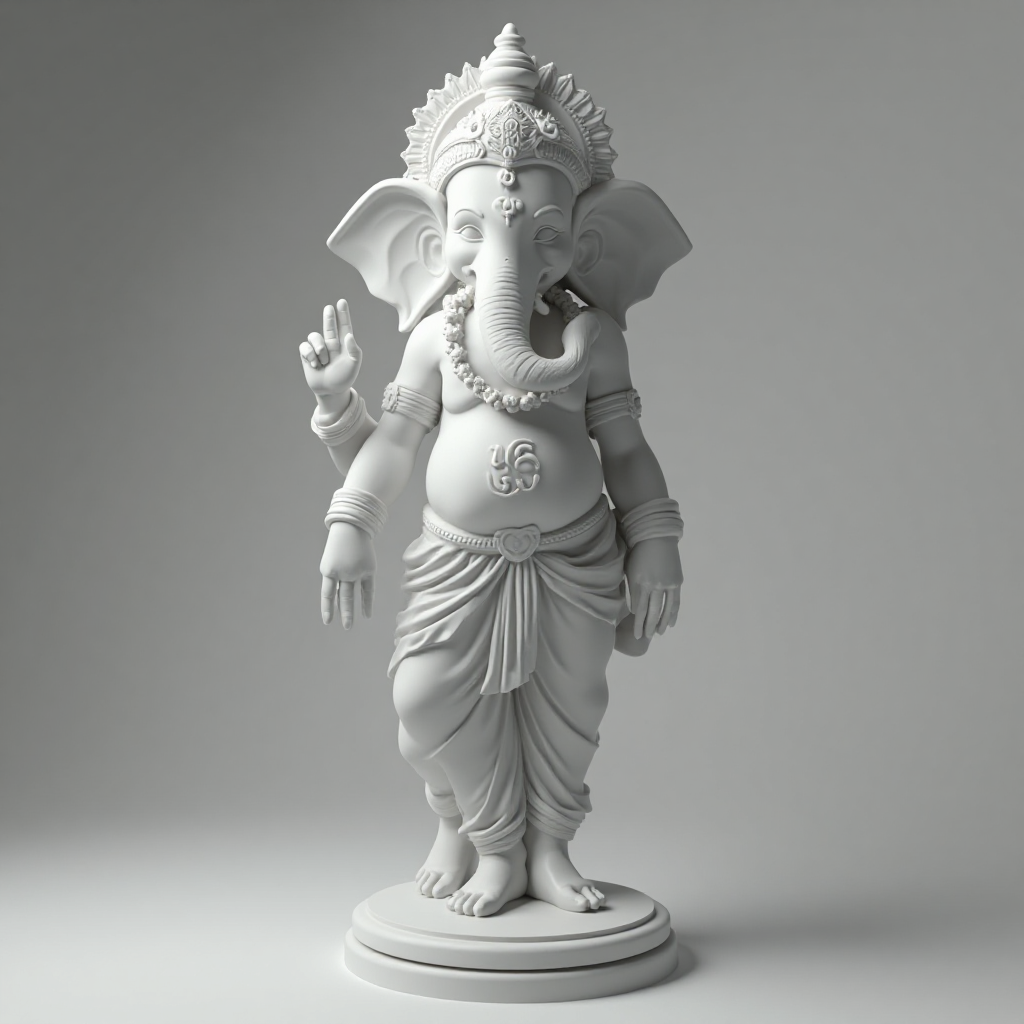 Lord Ganesha Statue free 3D printable STL