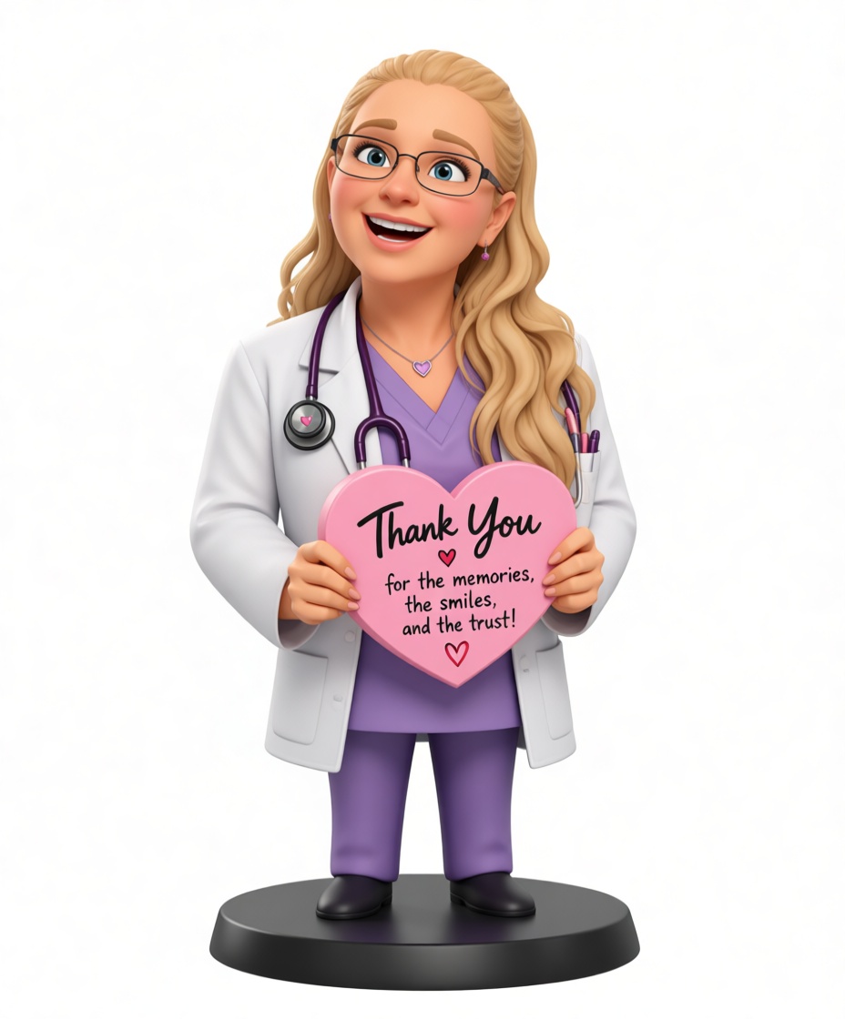Friendly Doctor Figurine free 3D printable STL